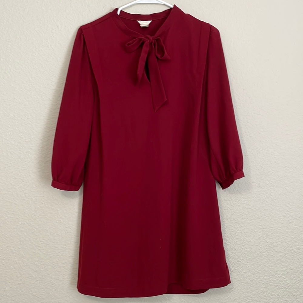 2/$14 - Dark Red Half-sleeve Dress